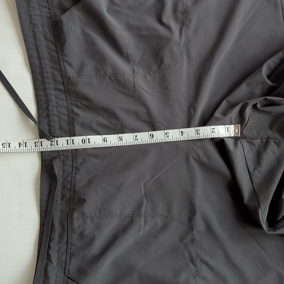 Style & Co. Woman Sport Athletic Capri Pants 3X Gray Pockets Toggle - Picture 14 of 15